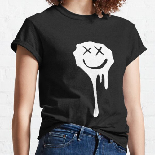 Louis Tomlinson T-Shirts - Louis Tomlinson smiley face Classic T-Shirt RB0308