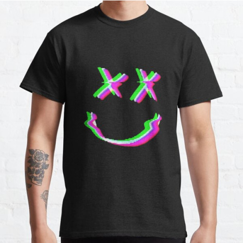 Louis Tomlinson T-Shirts - smiley face Louis Tomlinson Classic T-Shirt RB0308