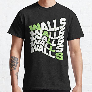 Louis Tomlinson T-Shirts - Walls Louis Tomlinson coloured stripe green Classic T-Shirt RB0308
