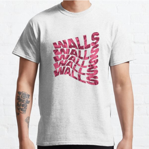Louis Tomlinson T-Shirts - Louis Tomlinson Walls pink Classic T-Shirt RB0308