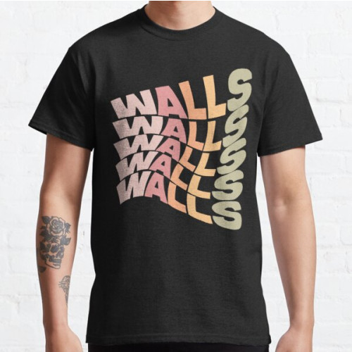 Louis Tomlinson T-Shirts - Walls Louis Tomlinson block colours v1 Classic T-Shirt RB0308