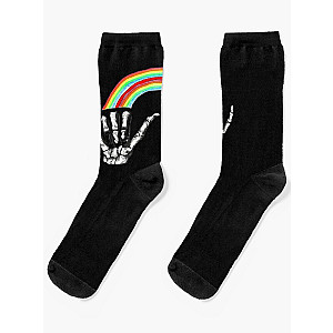 Louis Tomlinson Socks - Louis Tomlinson Rainbow Socks