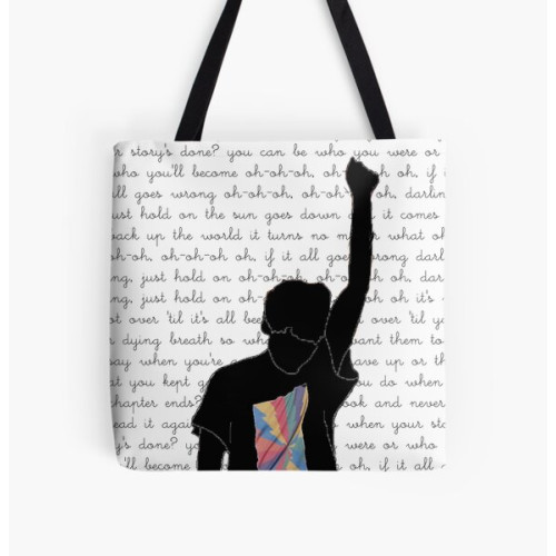 Louis Tomlinson Bags - Just Hold On - Louis Tomlinson All Over Print Tote Bag RB0308