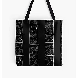 Louis Tomlinson Bags - Louis Tomlinson Hands with Guitar (White) All Over Print Tote Bag RB0308