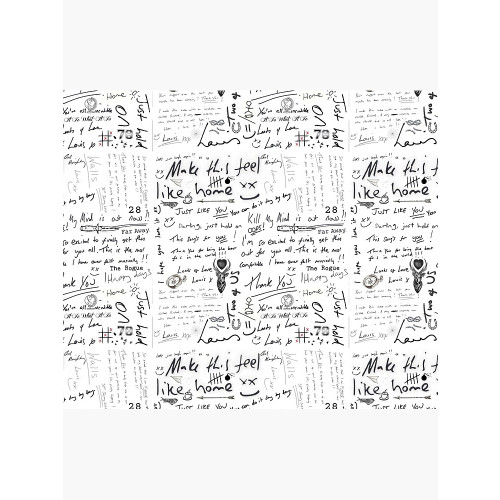 Louis Tomlinson Blanket - Louis Tomlinson Handwriting Throw Blanket RB0308