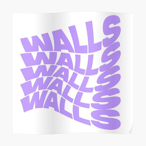Louis Tomlinson Posters - Walls Louis Tomlinson lilac Poster RB0308