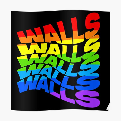 Louis Tomlinson Posters - Walls Louis Tomlinson rainbow Poster RB0308