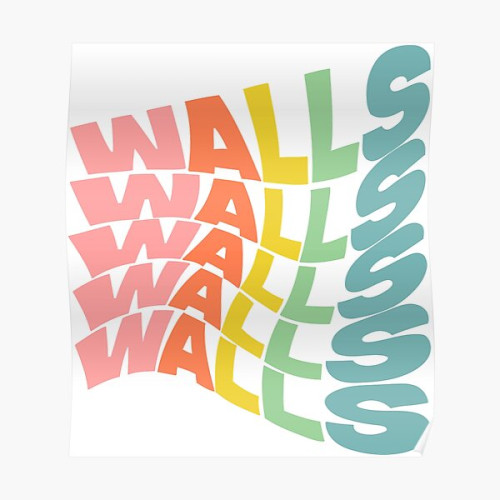 Louis Tomlinson Posters - Walls Louis Tomlinson block colours v10 Poster RB0308