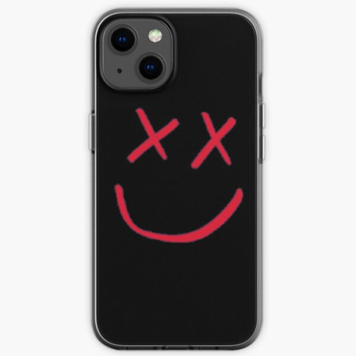 Louis Tomlinson Cases - red Louis Tomlinson smiley logo  iPhone Soft Case RB0308
