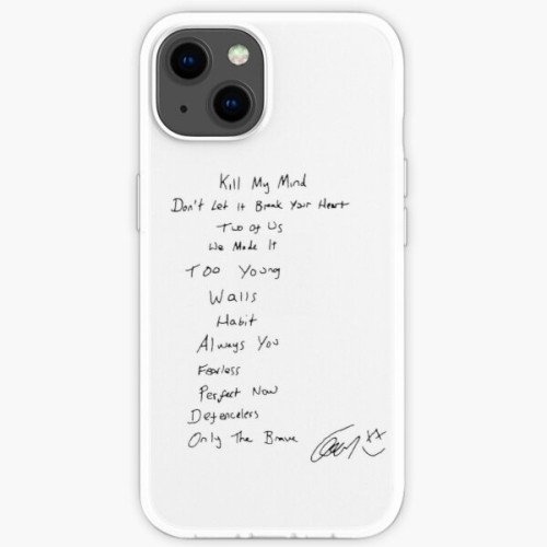 Louis Tomlinson Cases - WALLS TRACK LIST // LOUIS TOMLINSON iPhone Soft Case RB0308