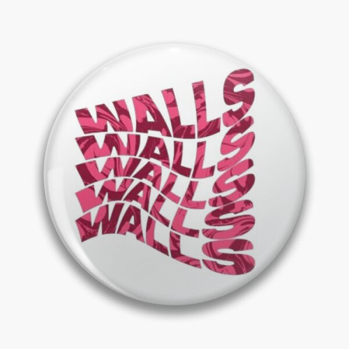 Louis Tomlinson Pins - Louis Tomlinson Walls pink Pin RB0308