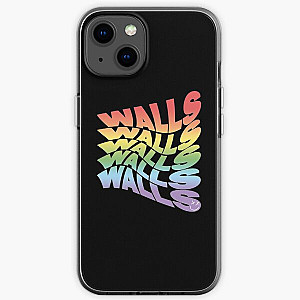 Louis Tomlinson Cases - Rainbow Walls Louis Tomlinson black background iPhone Soft Case RB0308