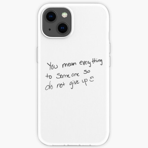 Louis Tomlinson Cases - Louis Tomlinson handwriting do not give up iPhone Soft Case RB0308
